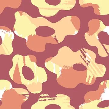 Seamless mixed colourful flower pattern background Stock Illustration