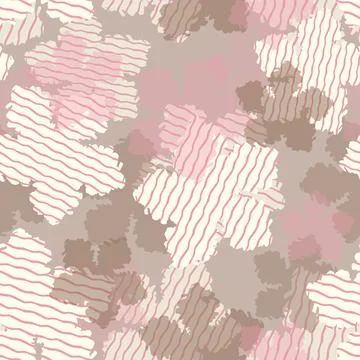 Seamless mixed stripe flowers pattern background , greeting card or fabric Stock Illustration