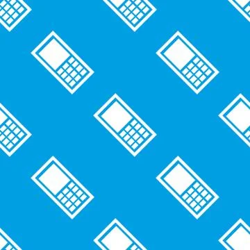 Seamless mobile phones pattern Stock Illustration