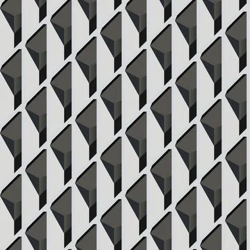 Seamless Modern Building Facade Background Stock Illustration