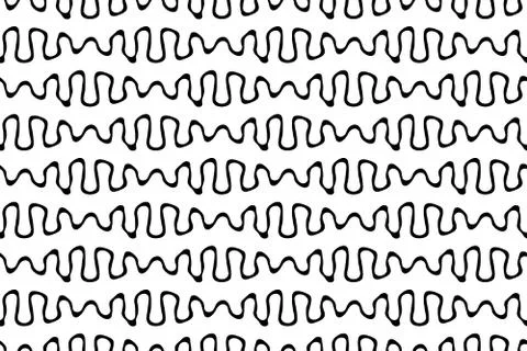 Seamless modern geometric texture pattern for decor and textile. Stock Illustration