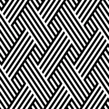 Seamless modern geometric texture pattern for decor and textile. Stock Illustration