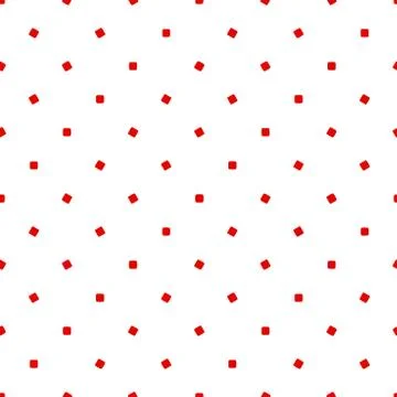 Seamless modern geometric texture pattern for decor and textile. Red shape Stock Illustration