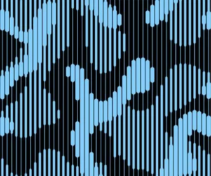 Seamless modern lines camouflage pattern for decor and textile.  Stock Illustration