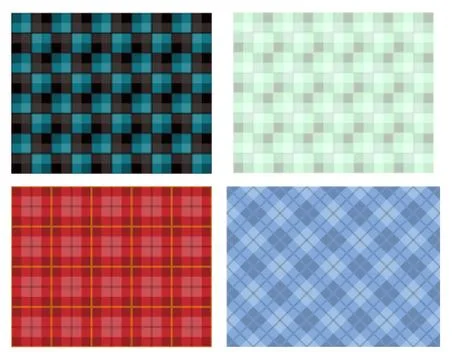 Seamless modern lumberjack pattern, vector Stock Illustration