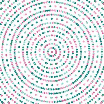Seamless Modern Pattern With Dots Stock Illustration