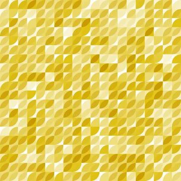 Seamless Modern Pattern With Golden Elements イラスト素材