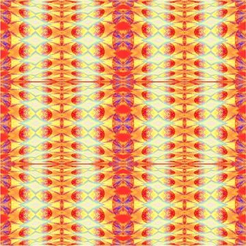 Seamless modern pattern red orange Stock Illustration