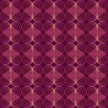 Seamless modern pattern. In vintage art deco style. Trend 2020. Isolated grad 스톡 일러스트