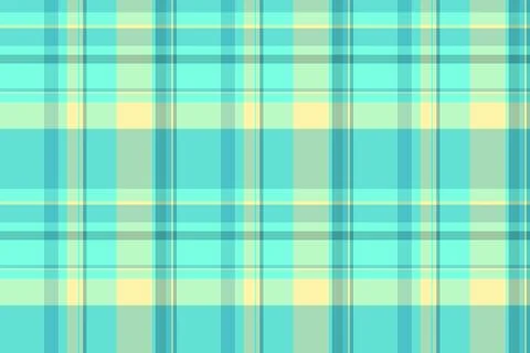 A seamless, modern plaid pattern. Calming turquoise and beige hues create a.. Stock Illustration