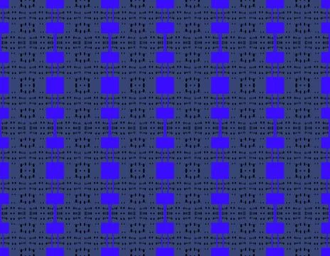 Seamless modern square pattern blue gray Illustrazione stock