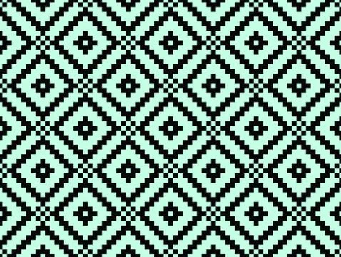 Seamless modern stylish texture and pattern. Black repeating geometric tiles  イラスト素材