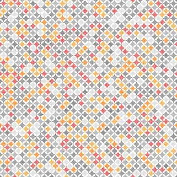 Seamless Modern Vector Pattern With Dots Illustrazione stock