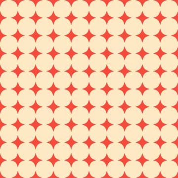 Seamless Modern Vector Pattern With Dots 스톡 일러스트