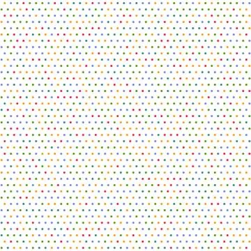 Seamless Modern Vector Pattern With Dots Stock Illustration