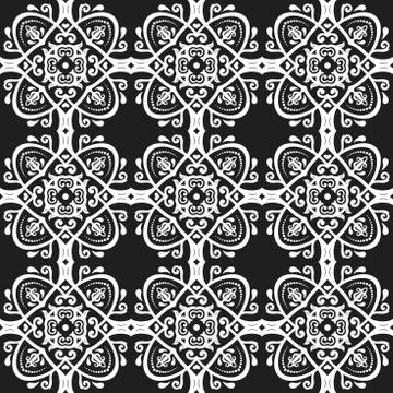 Seamless Modern Vector Pattern With Dots Stock Illustration