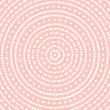 Seamless Modern Vector Pattern With Dots Stock Illustration