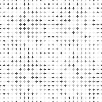 Seamless Modern Vector Pattern With Stars Stock Illustration