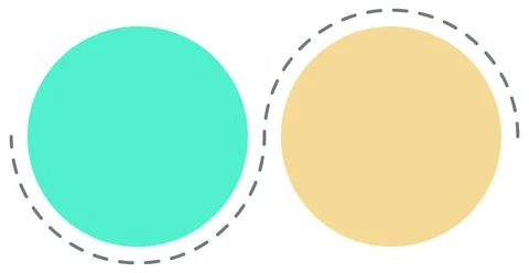 Seamless Modular Comparison Vector Element. This minimalist illustration Stock Illustration