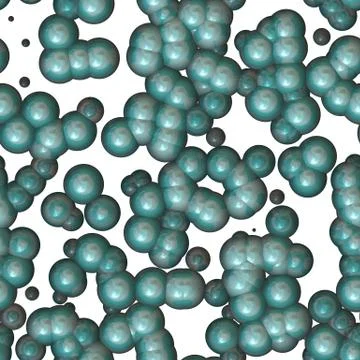 Seamless molecular pattern Stock Illustration