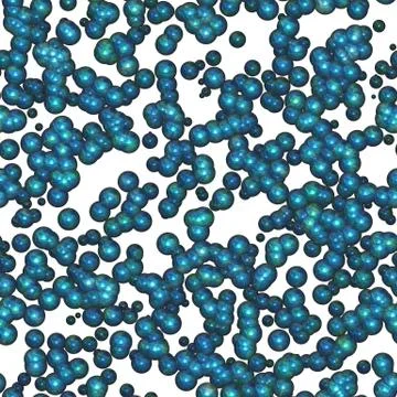 Seamless molecular pattern Stock Illustration