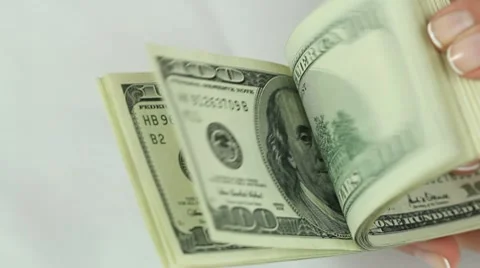 Seamless Money Loop Stock Footage 8656388