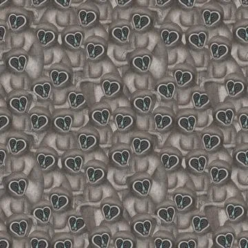 Seamless monkey pattern in vintage illustration style. Great for textile and Stockillustratie