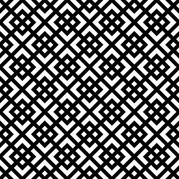 Seamless monochromatic pattern. Repeatable background. Vector. 스톡 일러스트