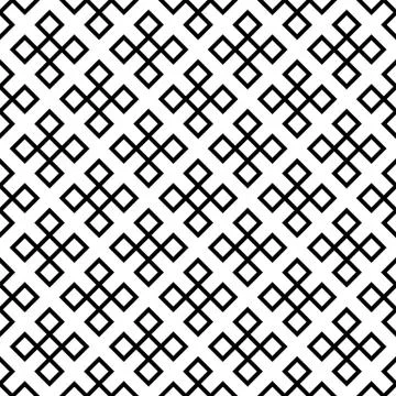 Seamless monochromatic pattern. Repeatable background. Vector. イラスト素材