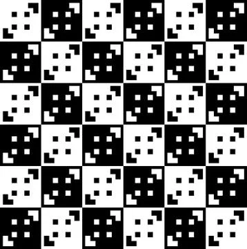 Seamless monochromatic pattern. Repeatable background. Vector. イラスト素材