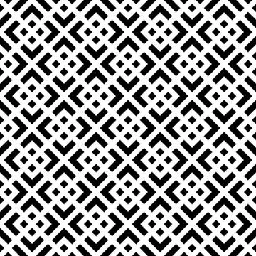 Seamless monochromatic pattern. Repeatable background. Vector. Stock Illustration