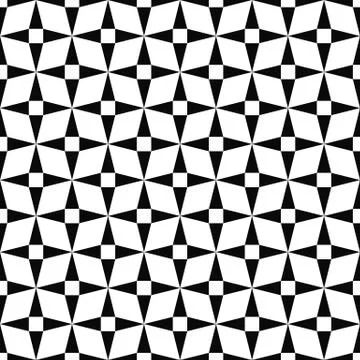 Seamless monochromatic triangle pattern Illustrazione stock