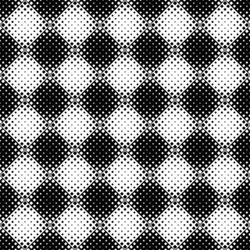 Seamless monochrome abstract diagonal square pattern background design 스톡 일러스트