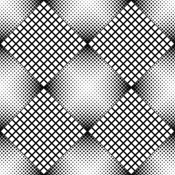 Seamless monochrome abstract diagonal square pattern background Stock Illustration