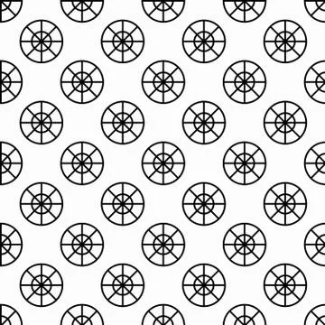 Seamless monochrome abstract pattern on a white background. High-quality vect 스톡 일러스트
