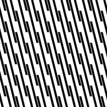 Seamless monochrome angular line pattern 스톡 일러스트