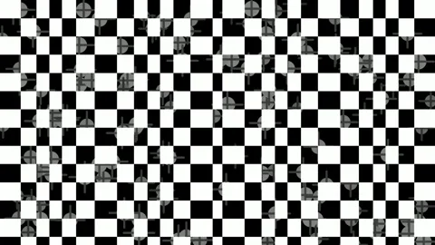 Seamless monochrome checkerboard pattern background texture for abstract de.. Stock Footage 339788863