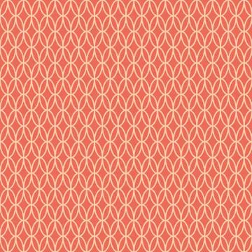 Seamless monochrome circle pattern design. circular grid decorative illustrat Stock Illustration