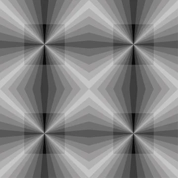 Seamless monochrome geometric pattern with gray, grey, black squares. Illustrazione stock
