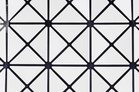 Seamless Monochrome Geometric Pattern Stock Photos