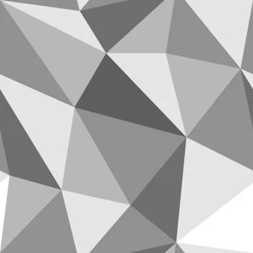 Seamless monochrome geometric pattern from triangles. Stockillustratie