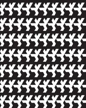 Seamless monochrome  geometric polygons patterns Stock Illustration