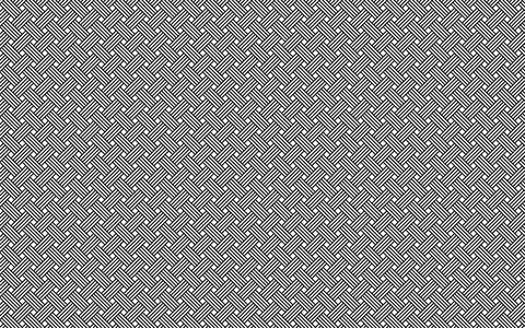Seamless monochrome Japanese pattern. Large basket weave design. Stock Illustration