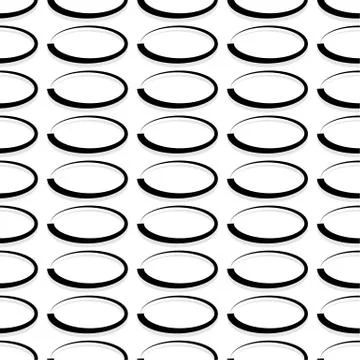Seamless monochrome pattern, background. Editable vector art. Stock Illustration