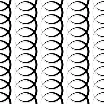 Seamless monochrome pattern, background. Editable vector art. Stock Illustration