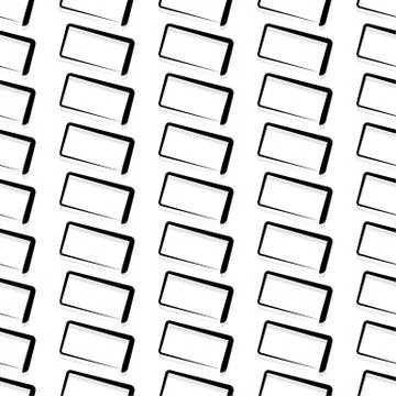 Seamless monochrome pattern, background. Editable vector art. Stock Illustration
