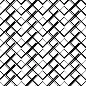 Seamless monochrome pattern, background. Editable vector art. Stock Illustration