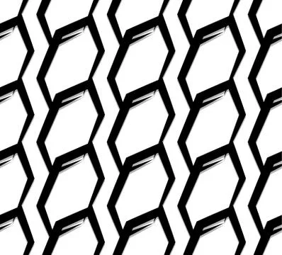 Seamless monochrome pattern, background. Editable vector art. Stock Illustration