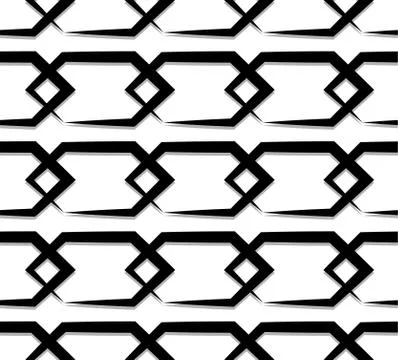 Seamless monochrome pattern, background. Editable vector art. Stock Illustration