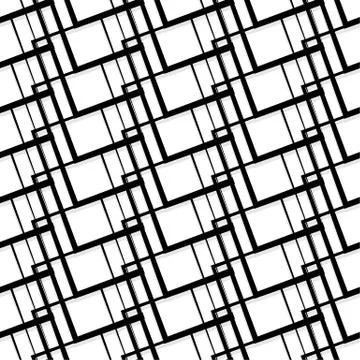 Seamless monochrome pattern, background. Editable vector art. Stock Illustration